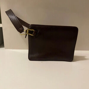 Leather Co wristlet wallet, bag. Pure leather from Leather Co company